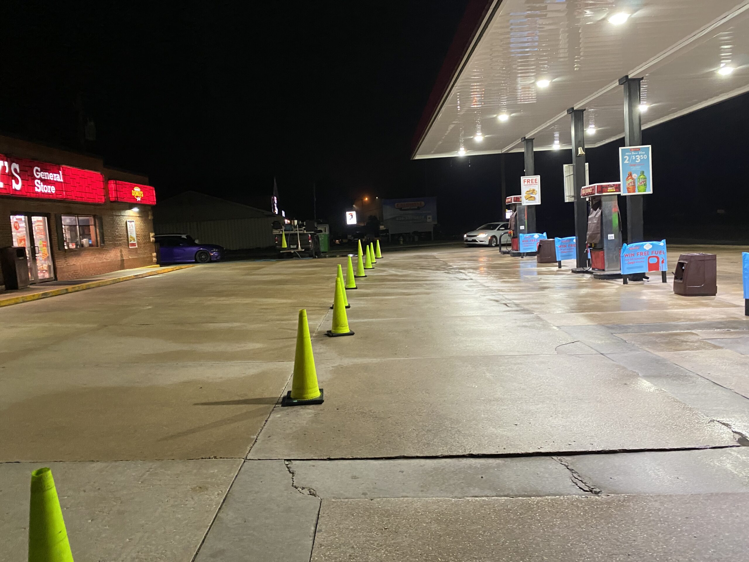 noonday-tx-gas-station-pressure-washing-after-precisely-clean